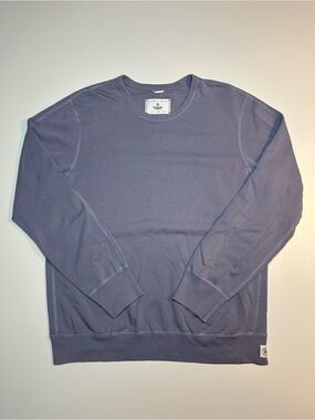 Reigning Champ Slate Blue Lightweight Terry Crewneck Sweatshirt Mens L Canada